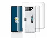 BROTECT 2x Full-Cover Schutzfolie kompatibel mit Asus ROG Phone 7 (Display+Rückseite) Full-Screen Displayschutz-Folie [3D Curved, Kristall-Klar]