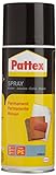 Pattex Sprühkleber Power Spray Permanent, lösemittelhaltiger Sprühklebstoff für schnelle und dauerhafte Verklebungen, farblos, 1x 400ml Dose