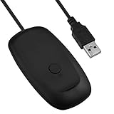 Mcbazel Wireless USB 2.0 Gaming-Empfänger-Adapter für Microsoft Xbox 360, Desktop PC, Laptop, Gaming-Schwarz