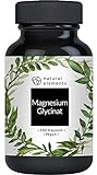 Magnesiumglycinat - Premium: Chelatiertes Magnesium - 180 Kapseln - 100mg elementares Magnesium pro Kapsel - Laborgeprüft, vegan, hochdosiert