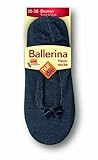 Nur Die Damen Socken 496847/Da Ballerina Haussocke, Gr. 35-38, blau (jeans 171)