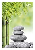 Buchkalender Style Zen 2022 - Büro-Kalender A5 - Cheftimer - 1 Tag 1 Seite - 352 Seiten - Achtsamkeit - Alpha Edition