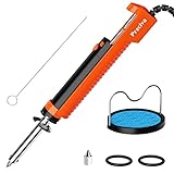 Entlötpumpe, Preciva Entlötkolben Lötkolben Lötabsauger mit 1.0mm und 1.2mm Entlötdü