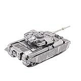 WANGBANG 1:100 Display Chief Tank MK50 Fahrzeugmodell, Metall Militärpanzer Modell für Sammlung Geschenk Display (zerlegtes Kit)