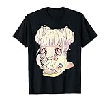 Süßes Anime und Katzen für Teen Manga kawaii Grafik Otaku T-Shirt