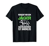 Jagd Jäger Vorsicht Vor Dem Jäger - Wildschwein Ist Harmlos T-Shirt