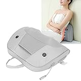 Shiatsu-Rückenmassagegerät, Nackenmassagekissen mit Wärme, Massagekissen, Shiatsu-Rückenmassagegerät, 42 ° C, Heizung, 3 Modi, Elektrisches Halswirbel-Schulter-Massagekissen für