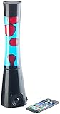 Lunartec Box, Bluetooth: Lavalampe rot/blau mit 10-Watt-Lautsprecher, Bluetooth 5.0 und AUX-In (Lavalicht)