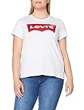 Levi's Damen T-Shirt, The Perfect Tee, Weiß (Batwing White Graphic 53), Gr. M