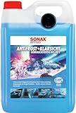 SONAX AntiFrost+KlarSicht Gebrauchsfertig bis -20°C (5 Liter) 1 Stück Scheibenwaschanlagen-Frostschutz sorgt für klare Sicht, Art-Nr. 03325000