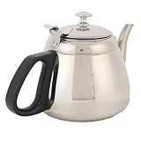 Herd-Teekessel, Große Kapazität, Edelstahl-Teekanne, Kaffeekanne mit Teefilter für Gas-Induktionsrestaurants, Konferenzräume, Wohnzimmer (1,2 l/1200 ml)