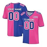Trikot Selbst Gestalten Fußball Football Trikot Sporthemden für Herren Trikot Damen Custom Shirt Personalisiertes Trikot Jungen American Football Kostüm Damen Trik