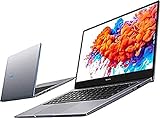 HONOR MagicBook 15 Laptop, 39cm (15,6 Zoll), Full HD IPS, 256 GB PCIe SSD, 8 GB RAM, AMD Ryzen 5 3500U, Fingerabdrucksensor, Deutsches QWERTZ-Layout, Windows 10 Home - Space Grey