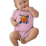 Hikwi Child Short Sleeve Basketball Tee Boys Girl Bodusuit Outdoor Baby Jersey Bodysuit