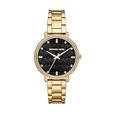 Michael Kors Damen Quarz 3 Zeiger Uhr mit Armband PYPER MK4593