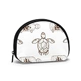 LINGF Coin Purse,Seamless Pattern for Design Surface Sea Turtles Small Coin Purse for Women Cute Coin Pouch for Girl Coin Bag Storage Bag Shell Wallet