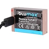 Blumax Akku LP-E17 USB-Typ C Eingang 1000mAh kompatibel mit Canon EOS RP R8 R10 R100 77D 200D 250D 750D 760D 800D 850D