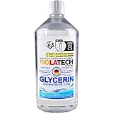 ISOLATECH Glycerin 99,5% vegan pflanzliches Glycerol transparent flüssig 1l