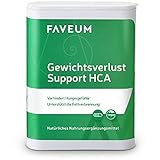 Faveum Gewichtsverlust Support HCA - Nahrungsergänzungsmittel mit Garcinia, Banaba, grüner Kaffee und Vitamin D3 - Supplements vegan - 60 Kapseln