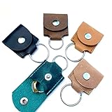 MILOW Leder-Täschchen aus Leder für Einkaufschip, Ehering, Hundemarke, Tasso-Marke, USB Adapter, USB Stick