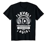 Kinder Level 10 Jahre Geburtstagsshirt Junge Gamer 2012 Geburtstag T-Shirt
