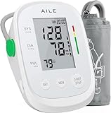 [2022]AILE Blutdruckmessgerät, Oberarm Blutdruck Messgerät für den Hausgebrauch, Blood Pressure Monitor, Vollautomatisch große manschette (22-42cm)