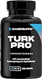 Nakedsupps® - Turkesterone 10% - TURK PRO™ 60 Kapseln (500mg) - Testosteron Booster - Muscle Builder - Increase Metabolism - Muskelwachstum - Abnehmen - Trockentraining - Strongman - Powerlifting