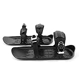Mini Skates Skier Schuhe für Schnee für Damen Herren Erwachsene Kurz Skiboard Snowblades Snowgliders Haltbarkeit Leicht Leicht Einfach zu tragen