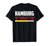 Mein Hamburg Skyline Deutschland Heimat Stadt Souvenir T-Shirt