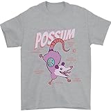 Possum Anatomy Herren-T-Shirt, 100 % Baumwolle, Grau (Sports Grey), S