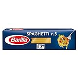 Barilla Pasta Nudeln Klassische Spaghetti n.5 aus hochwertigem Hartweizen immer al dente 1 kg