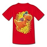 Der Kleine Drache Kokosnuss Fliegt Kinder T-Shirt, 110-116, Rot