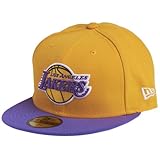 New Era Unisex Cap Nba Basic Los Angeles Lakers Kappe, Gelb, 61 EU