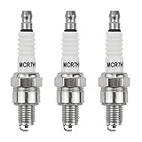 3 STK Zündkerze CR7HSA/A7RTC Zündkerze Gewinde 10mm für Kleinkrafträder Kompatibel mit 50ccm 4-Takt Motorroller GY6 139 QMB/QMA Bosch UR3AC/0242055501 Champion PRZ9HC/RZ96 C Denso U22FSRU