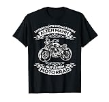 Unterschätze niemals einen alten Mann auf einem Motorrad T-Shirt