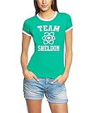 Coole-Fun-T-Shirts T-Shirt Team Sheldon - Big Bang Theory ! Vintage Rigi, green, M, 10746_green_RIGI_GR.M