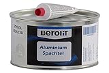 BEROLIT Aluminiumspachtel 1,5 KG Alu Spachtel Metallspachtel mit Härter 2K