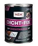 MEM Dicht-Fix, Für alle üblichen Untergründe, Zur Abdichtung von Undichtigkeiten und kleineren Leckstellen, Einfache Anwendung, Gebrauchsfertig, UV-beständig, 375 ml, G