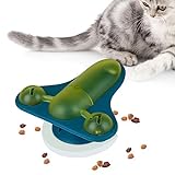 Povanjer Katzenspielzeug, Leckerli-Spender – Maze Toy Treater-Spiel – drehbarer Futterspender interaktiv, Spielzeug für Kätzchen zur Bereicherung der Katze, Spielzeug für Katzen