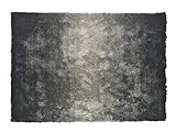Vente-unique Hochflor-Teppich Orage - 140 x 200 cm - Grau