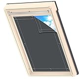 Uv Schutz Dachfenster Anti UV, Wärmedämmung, Sonnenschutz Dachfenster Saugnapf Rollo mit Saugnapf für Beliebige Fenster 32x56cm