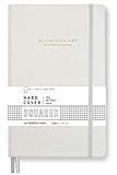 Minimalism Art Premium Edition Notebook Journal, Classic 5 x 8,3 Zoll, Hard Cover, 124 nummerierte Seiten, Ink-Proof Paper 120g (weiß)