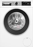 BOSCH WNG24441 Waschtrockner Serie 6, Frontlader mit 9-6kg Fassungsvermögen, 1400 UpM, EcoSilence Drive, Fleckenautomatik, Iron Assist, SpeedPerfect, AutoDry, Weiß, 60
