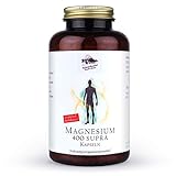 KRÄUTERHANDEL SANKT ANTON - Magnesium 400 Supra Kapseln - 400mg reines Magnesium Tagesdosis - 300 Kapseln Hochdosiert - Hergestellt in Deutschland (Ohne Zusätze) Laborgeprüft…