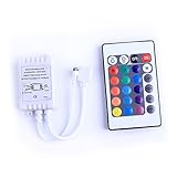OSALADI 24 LED-Fernbedienung LED-Leuchten-Fernbedienung LED-Streifenlicht-Fernbedienung DC12V-LED-C