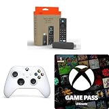Amazon Fire TV Stick 4K Max + Xbox Robot White Controller + 1 Monat Game Pass U