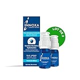 INNOXA - Blaue Formel - Augentropfen - Bleichen Sie rote Augen auf - Befeuchten Sie trockene und müde Augen - Steril und ohne Konservierungsstoffe - 2x10ml