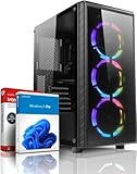 shinobee 4K High End Gaming PC Intel Core i9 11900F 16 Threads 5.30GHz • GeForce RTX4060 Ti 16 GB • 32 GB 3000 MHz DDR4 • 1 TB M.2 SSD • Windows 11 • WLAN • Gamer PC Computer Rechner - 7619