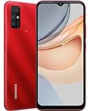 DOOGEE X96 Pro (offiziell) Smartphone ohne Vertrag Android 11, 4GB RAM 64GB Speicher Handy ohne Vertrag 5400mAh Akku 6,52 Zoll,13MP Quad Kamera 4G Dual SIM 2022 Handy, Fingerabdruck, Face-ID(Rot)