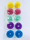 10 Spulen farbig für Carina Nähmaschinen Professional, Junior, Easy, Classic